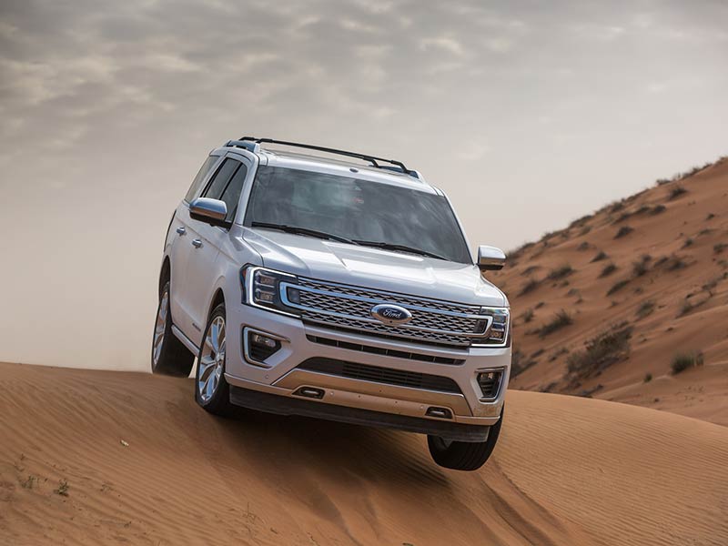 إكسبيديشن 2018... أوّل سيارة متعدّدة الاستعمالات SUV من فورد مع نظام القيادة بحسب التضاريس لسائقي الشرق الأوسط